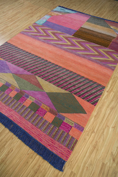 MAA BETI LES-1100 Gun Metal/Classic Gray - Rectangular handmade wool rug by Jaipur Rugs - view 3